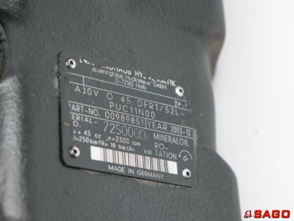Baumann Hydraulika - Typ: Hydraulikpumpe 119107