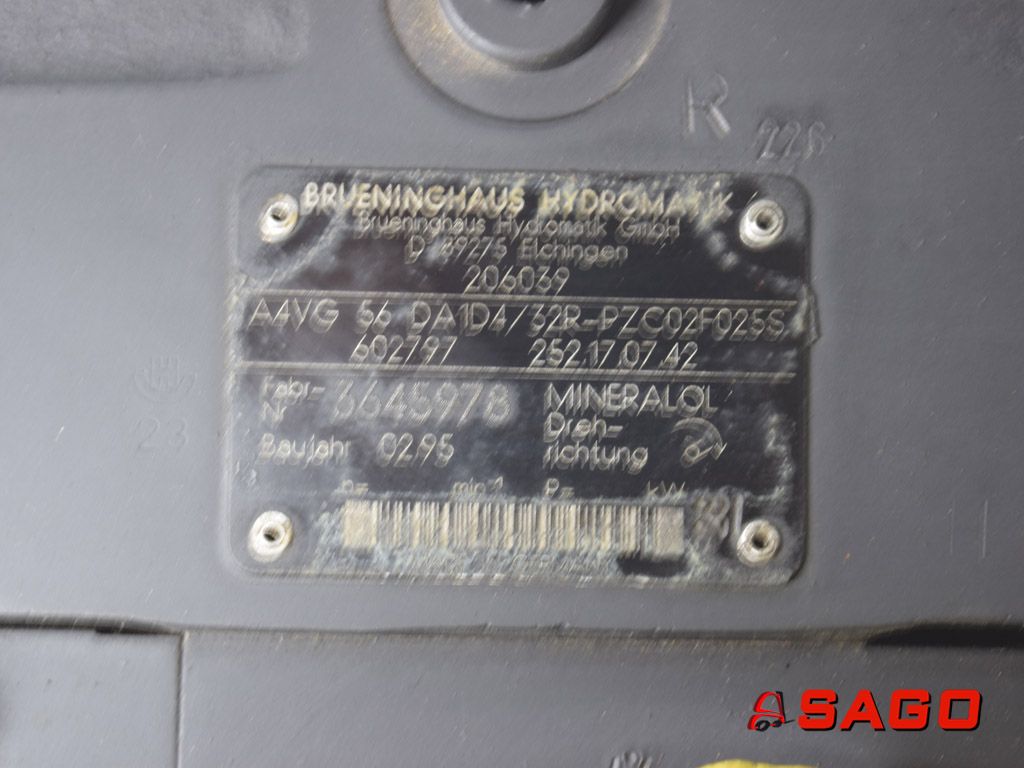 Baumann Hydraulika - Typ: 206039 Verstellpumpe A4VG 56 DA1D4/32R-PZC02F025S 602797