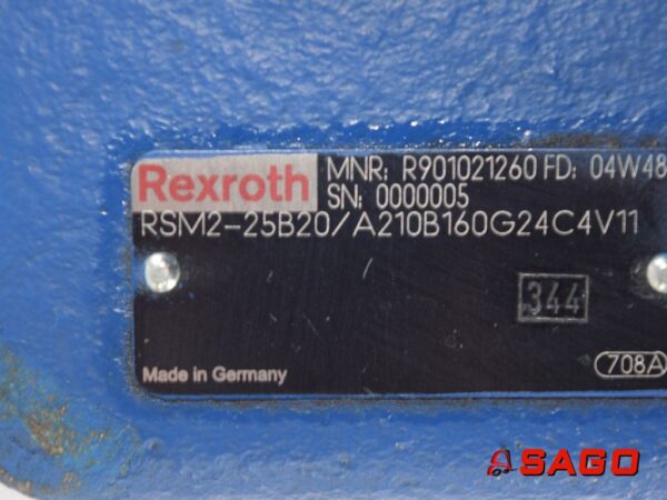 Herbst - ATAIR Hydraulika - Typ: REXROTH R901021260 FD:04W48 SN: 0000005 RSM2-25B20/A210B160G24C4V11