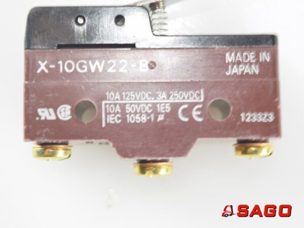 Hyster Elektryczne sterowanie i komponenty - Typ: 3049726 Schalter X-10GW22-B 10A 125VDC 3A