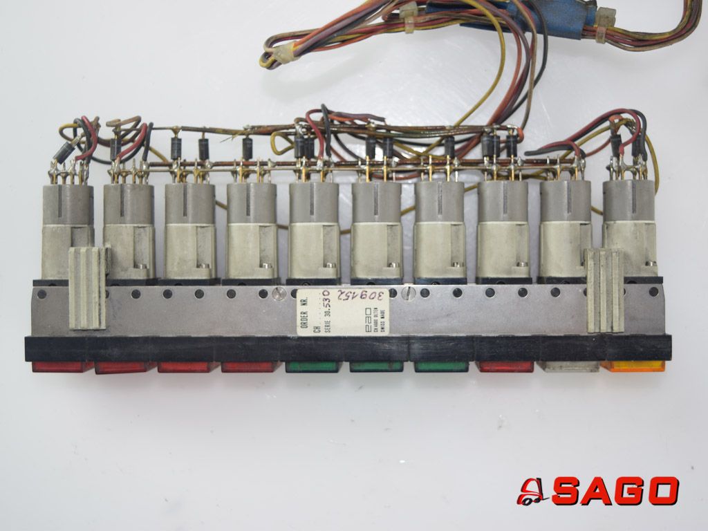 Baumann Elektryczne sterowanie i komponenty - Typ: 49407 Tastenstreifen 10 f.
