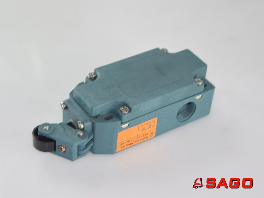 Baumann Elektryczne sterowanie i komponenty - Typ: 200003859 Endschalter m. Anfahrrolle  Klockner Moeller AT4/12-7/ib/AR VDE0660/IEC337  Ui=500V~/600V Ith=10A AC11:220/380~6/4A