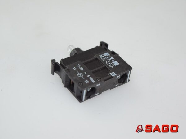 Baumann Elektryczne sterowanie i komponenty - Typ: 257751 Kontrolleuchte weiss EATON M22-LED 12-30V