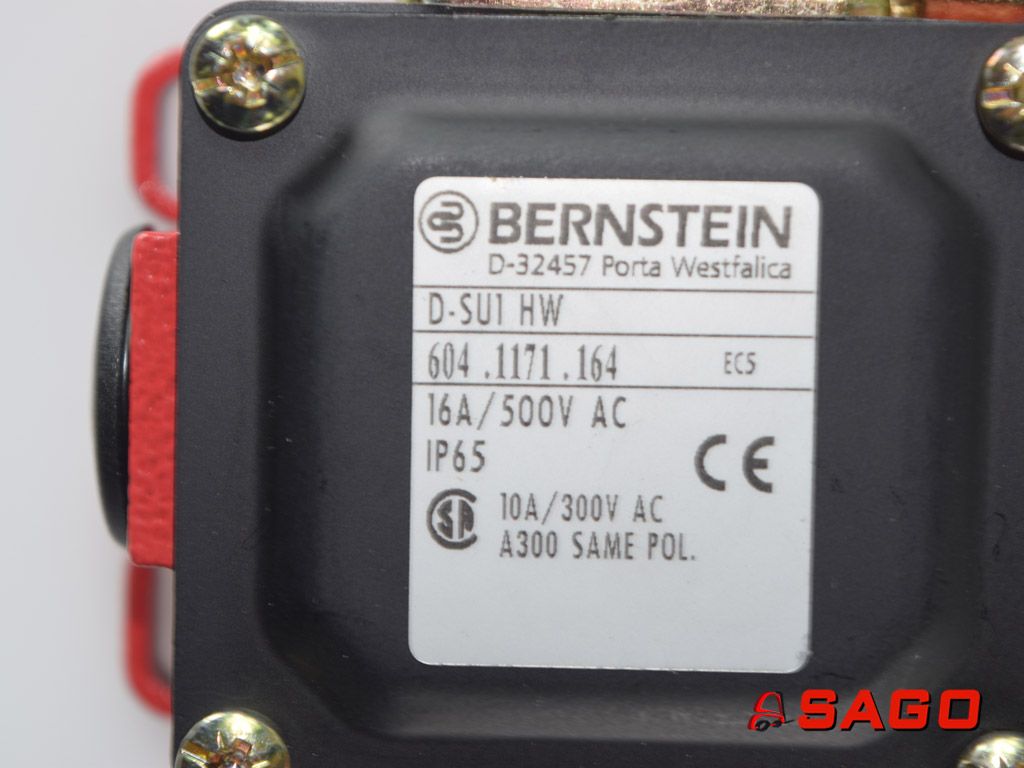 Baumann Elektryczne sterowanie i komponenty - Typ: 70053 Rollenschalter Bernstein D-SU1 HW 604.1171.164 16A/500V AC IP65