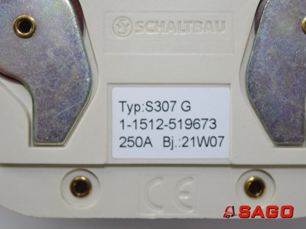 Baumann Elektryczne sterowanie i komponenty - Typ: 200004835 Schaltschütz SCHALTBAU Typ:S307G 1-1512-519673 250A Bj.21W07
