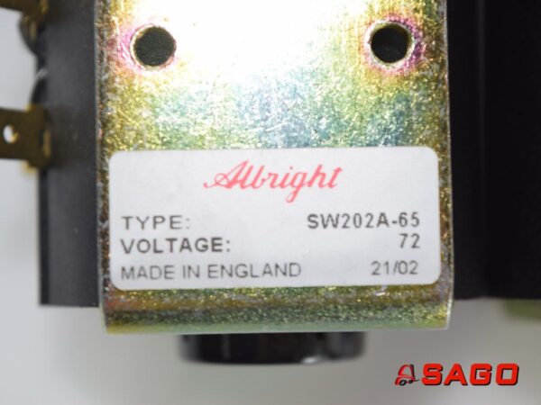 Kalmar Elektryczne sterowanie i komponenty - Typ: 922825.0037 ALBRIGHT TYPE-SW202A-65 VOLTAGE-72
