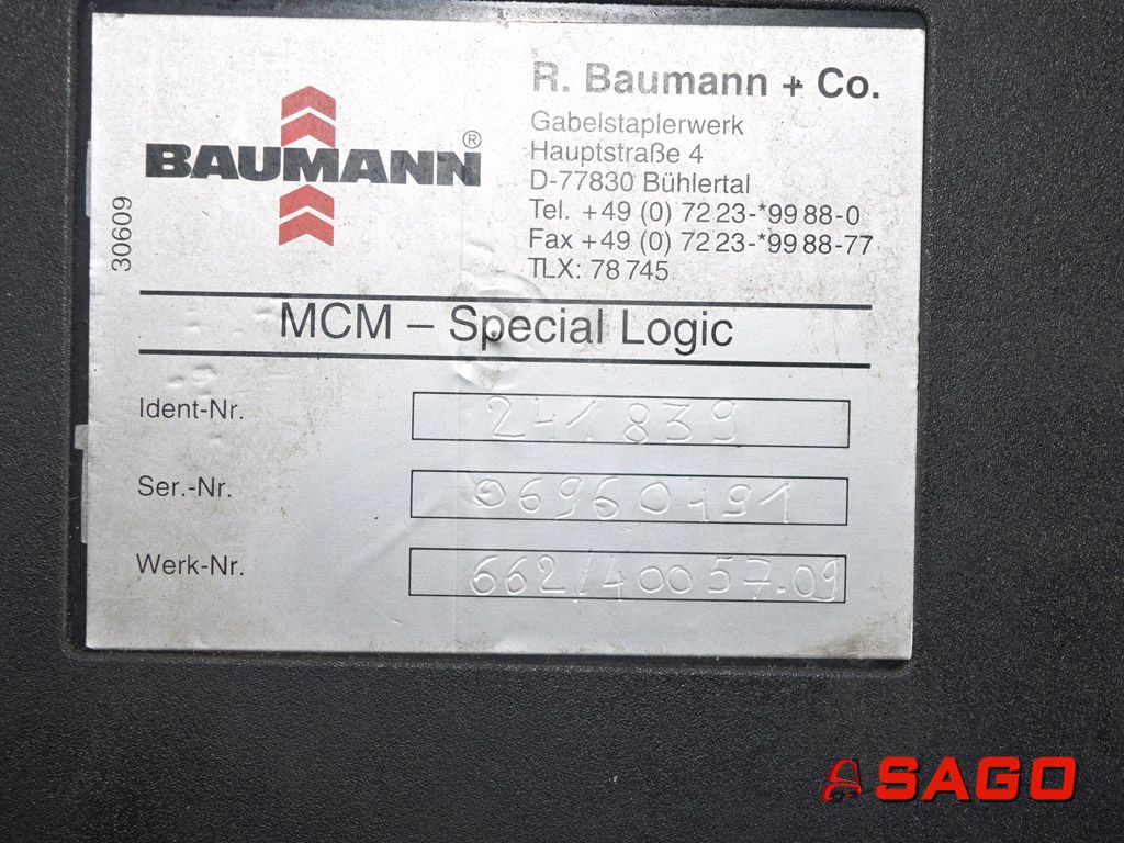 Baumann Elektryczne sterowanie i komponenty - Typ: 241839000 Logikbox i.T.  06960491