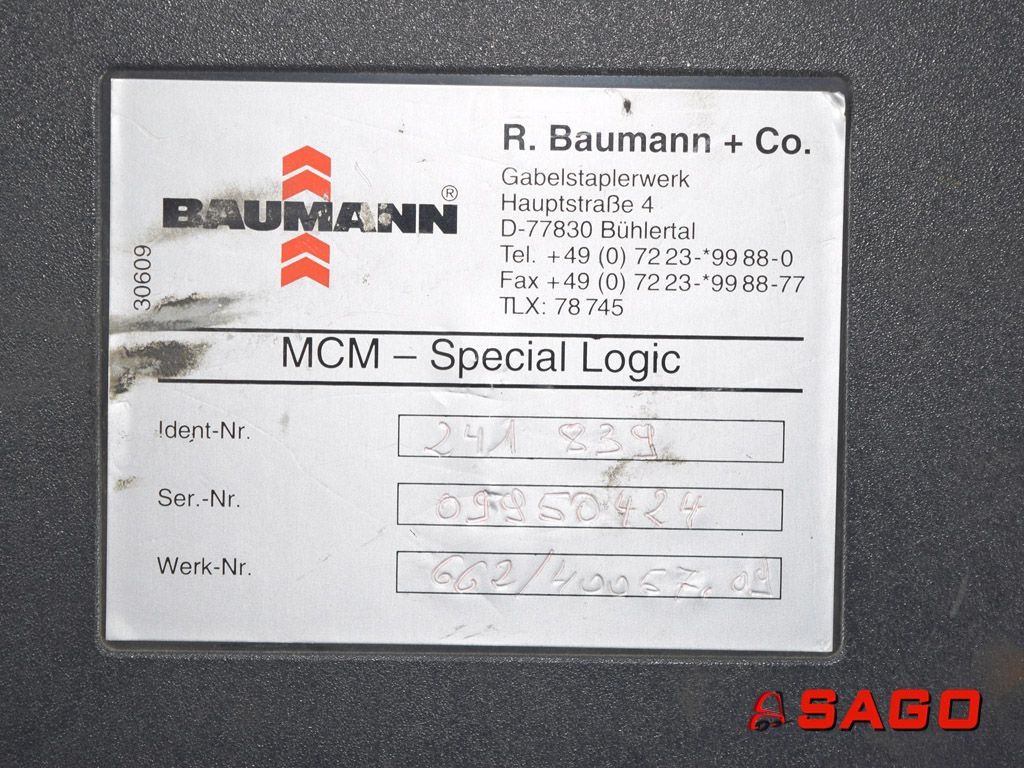 Baumann Elektryczne sterowanie i komponenty - Typ: 241839 Logikbox i.T.