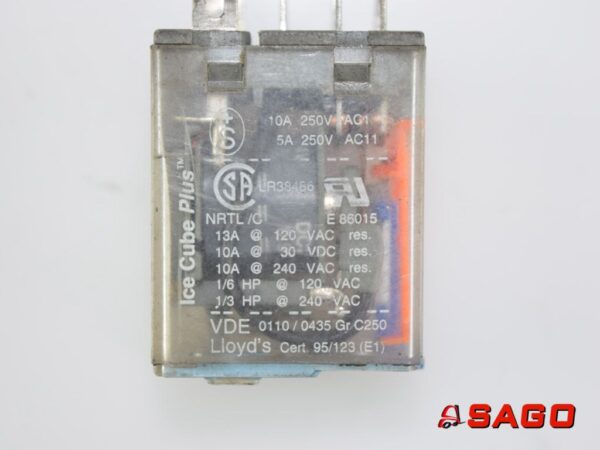 Kalmar Elektryczne sterowanie i komponenty - Typ: 65235244 DC24V 0.9W 10A 250V AC1 5A 250V AC11