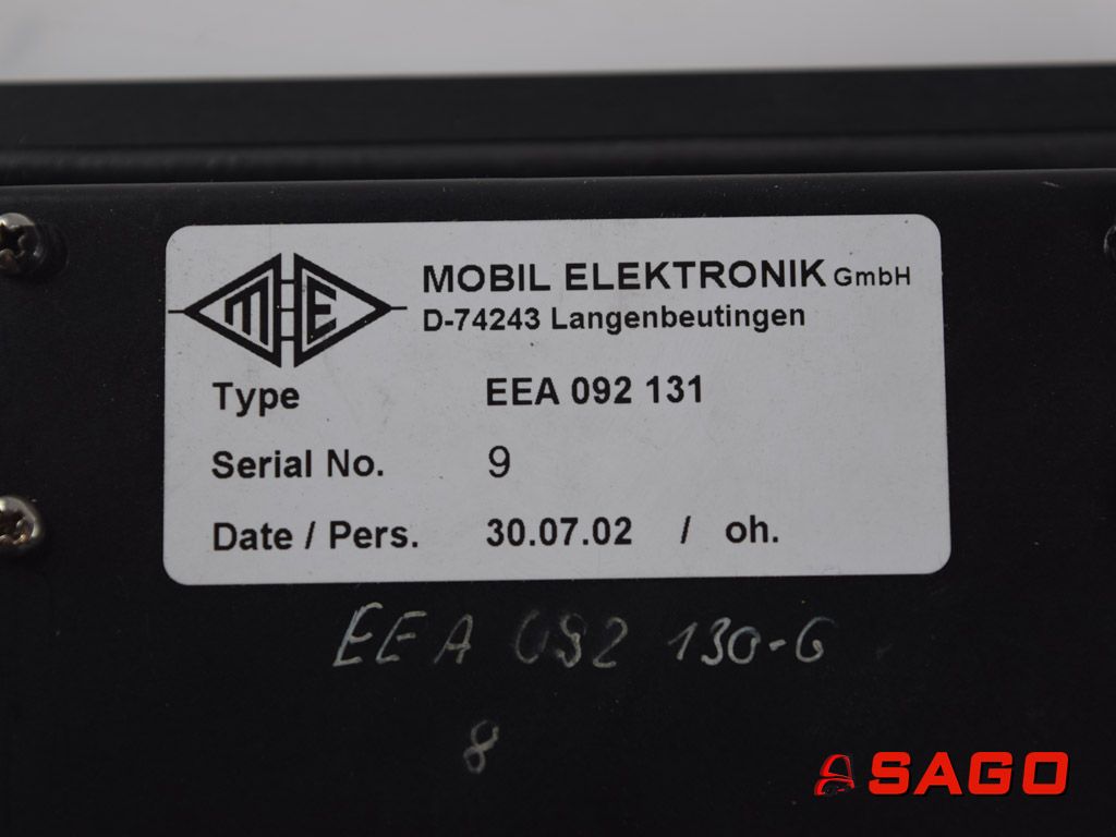 Baumann Elektryczne sterowanie i komponenty - Typ: 254861 E/A Terminal Mobil-Elektronik D-74243 EEA 092 131