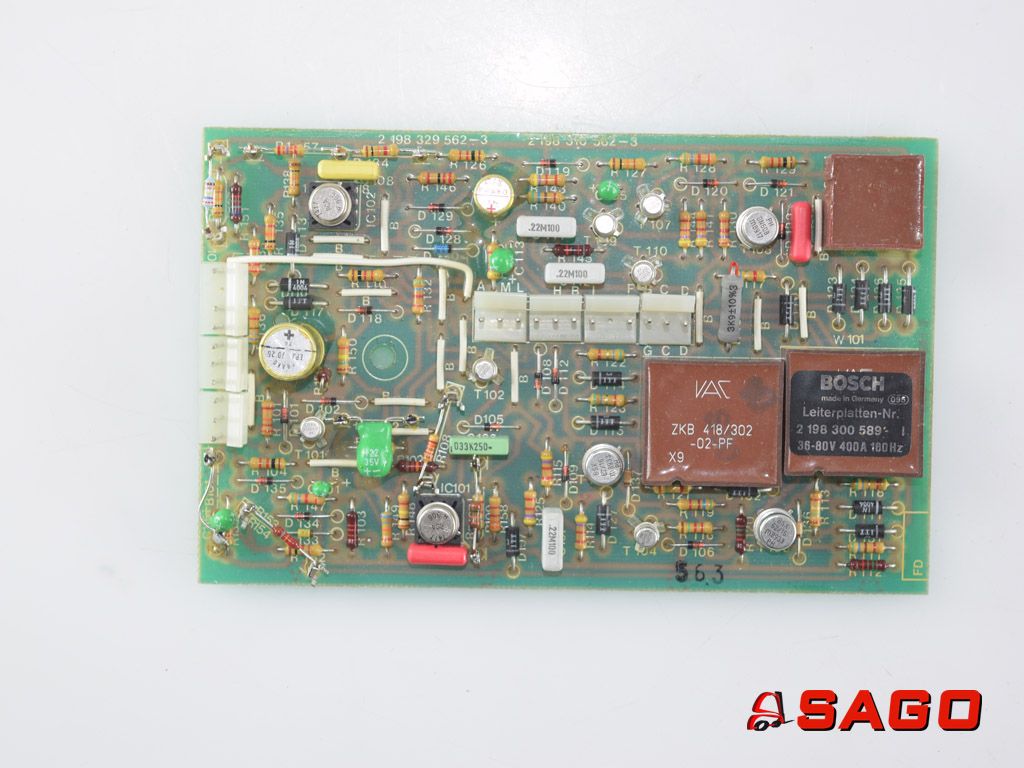 Baumann Elektryczne sterowanie i komponenty - Typ: 200004034 Leiterplatte BOSCH 2198300589 36-80V 400A 180Hz