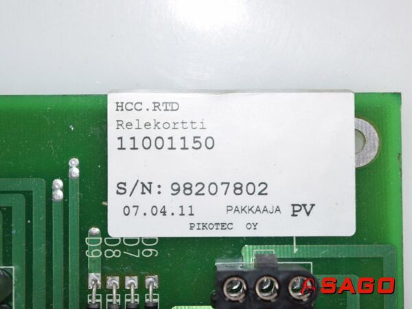 Kalmar Elektryczne sterowanie i komponenty - Typ: W58100975 Relekortti 11001150