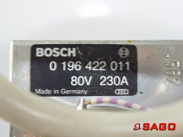 Kalmar Elektryczne sterowanie i komponenty - Typ: 9029.32.6 BOSCH 0196422011 80V 230A
