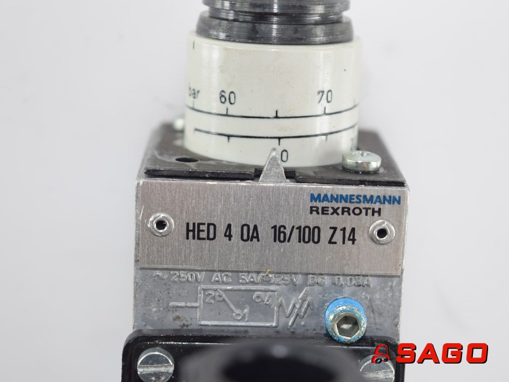 Baumann Elektryczne sterowanie i komponenty - Typ: 206662 Druckschalter MANNESMANN REXROTH HED4OA16/100Z14
