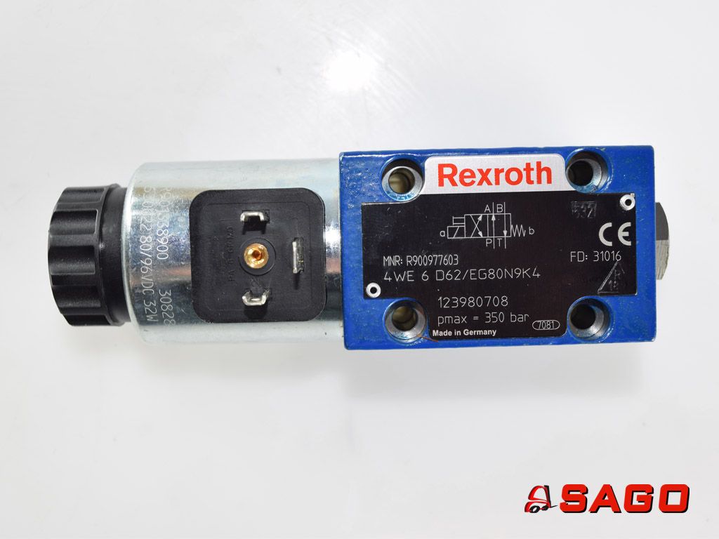 Baumann Elektryczne sterowanie i komponenty - Typ: 241491 Magnet-Wegeventil Rexroth 4WE6D62/EG80N9K4