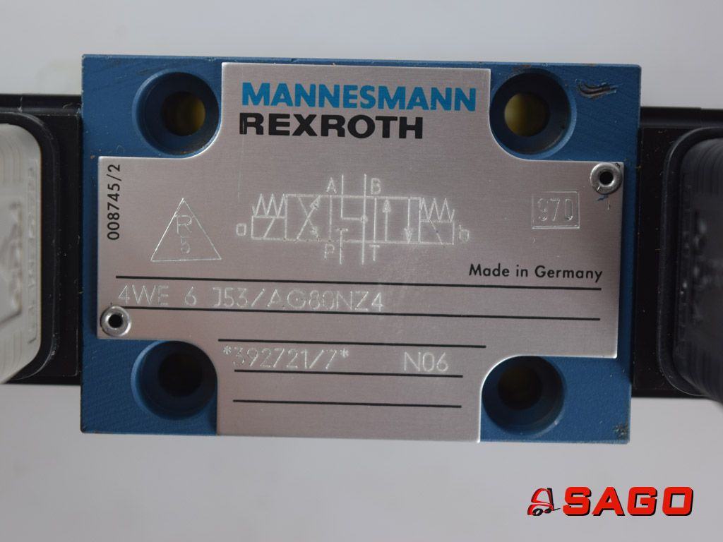 Baumann Elektryczne sterowanie i komponenty - Typ: 200004295 VENTIL MANNESMANN REXROTH 4WE6J53/AG80NZ4