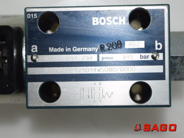 Baumann Elektryczne sterowanie i komponenty - Typ: 241489 Wegeventil NG 6 4/2 BOSCH 0810091234 315Bar