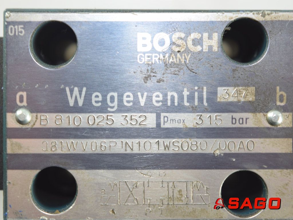 Baumann Elektryczne sterowanie i komponenty - Typ: 240891 Wegeventil NG 6 4/3 BOSCH B 810025352 315Bar