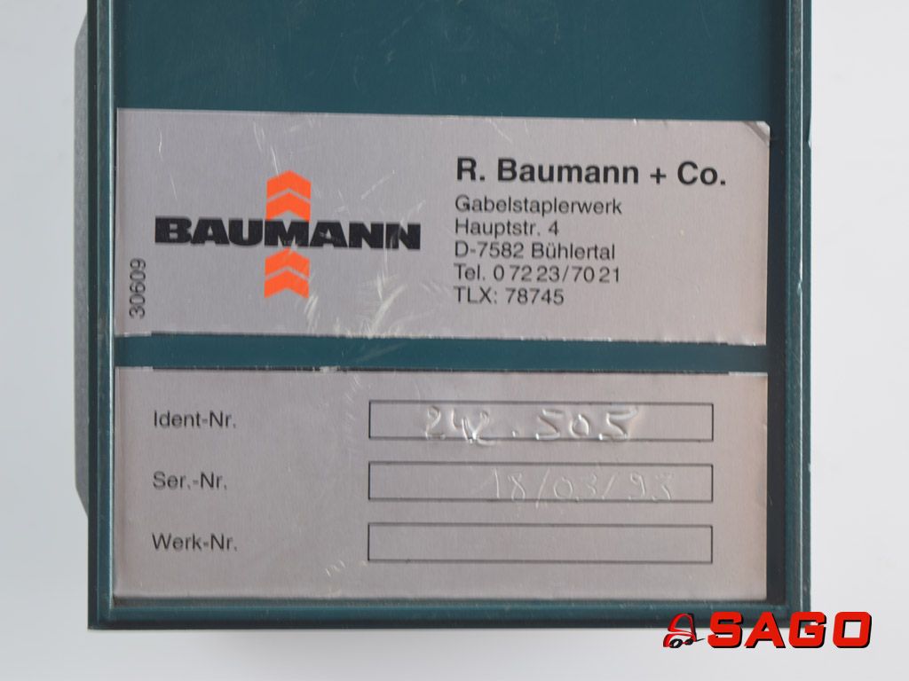 Baumann Elektryczne sterowanie i komponenty - Typ: 242505 Hubanzeige