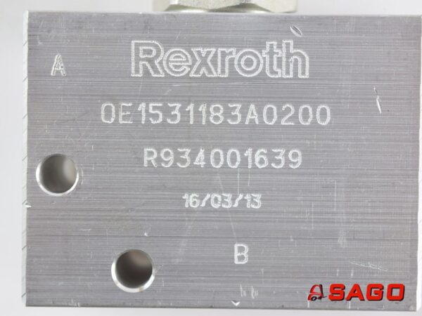 Jumbo Hydraulika - Typ: 200451 Magnetsitzventil REXROTH 0E 1531183A0200 R934001639