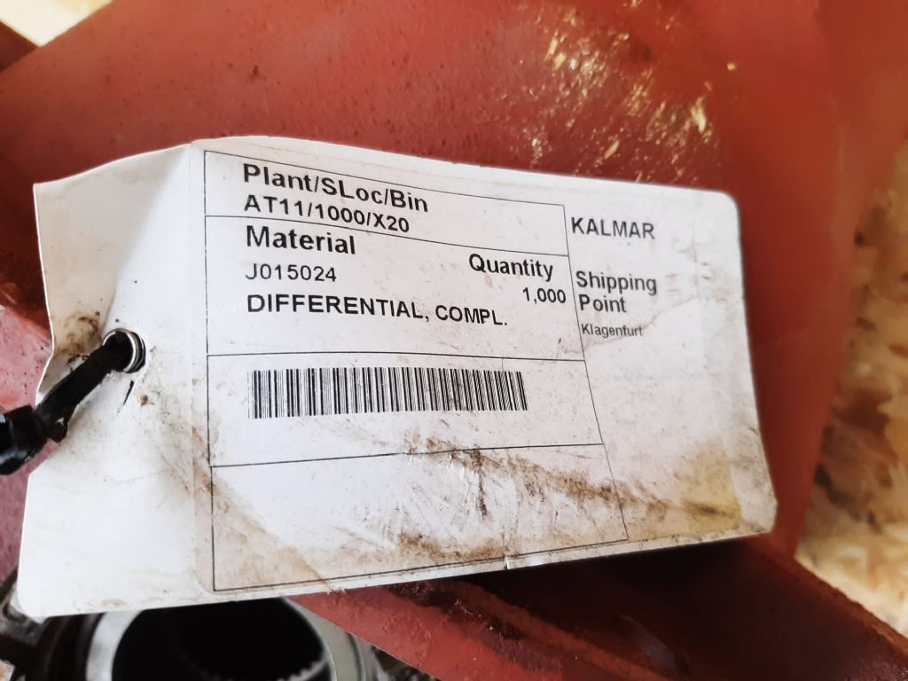 Kalmar Układ kierowniczy i napęd - Typ: Kessler Differential