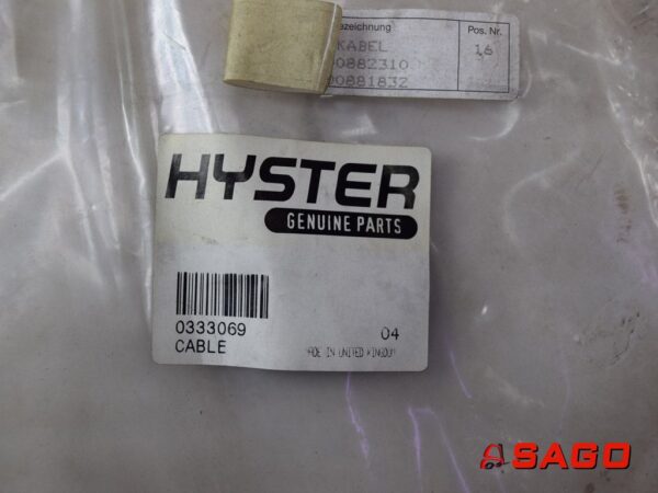 Hyster Hamulce i linki hamulcowe - Typ: CABLE 333069