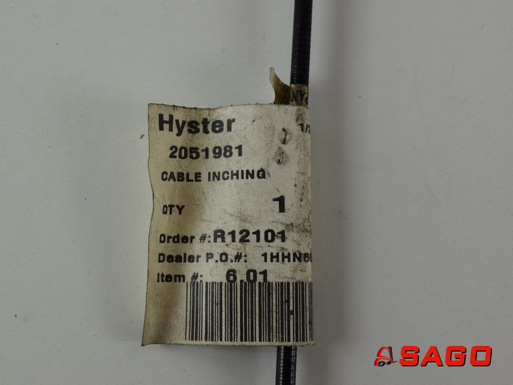 Hyster Hamulce i linki hamulcowe - Typ: CABLE INCHING 2051981