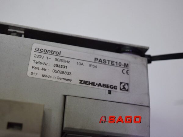 Elektryczne sterowanie i komponenty - Typ: REGULATOR ZIEHL ABEGG KALMAR  J029971 303531 05028833