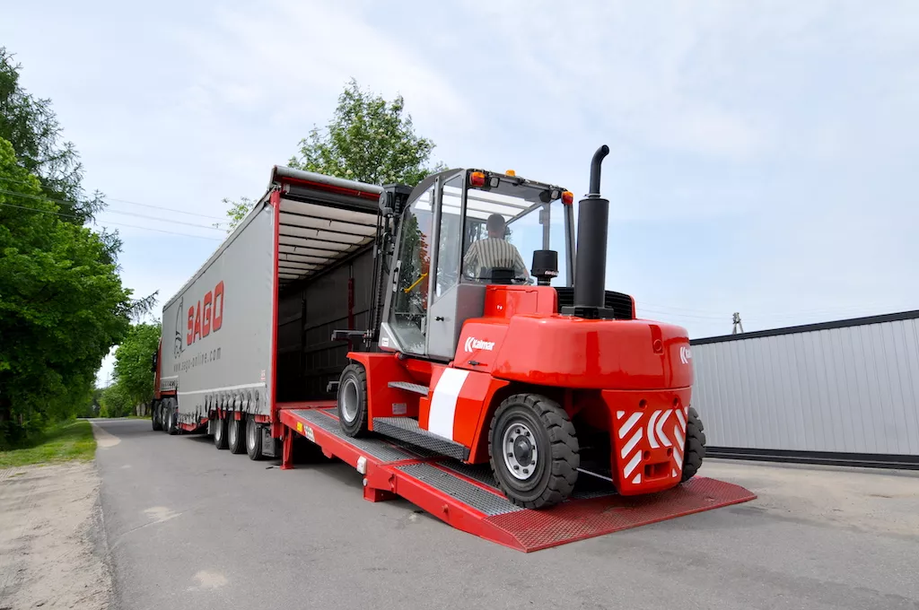 transport wózka widłowego do wybranego miejsca w Polsce