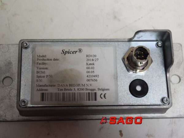 Spicer Elektryczne sterowanie i komponenty - Typ: SPICER ELEKTRONIK BOX 309508 ICM2007673