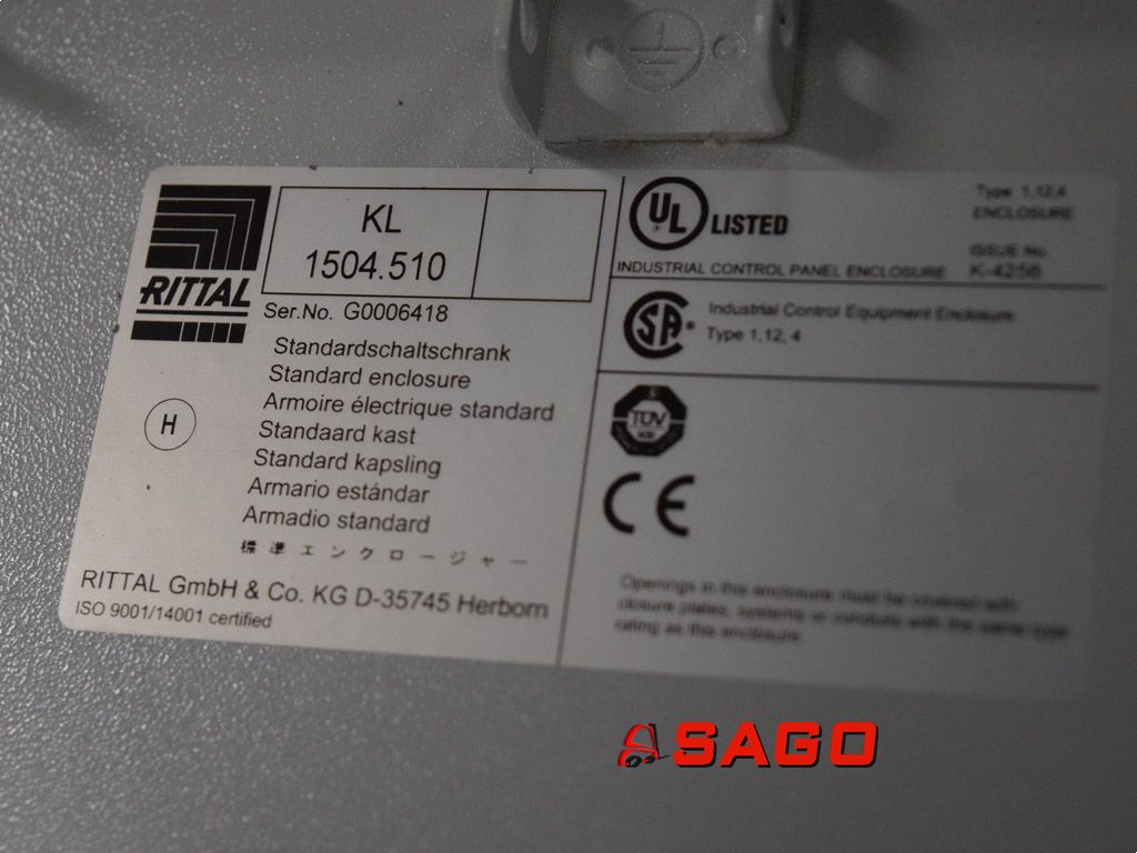 Elektryka - Typ: RITTAL ELECTRIC CABINET HEATER  KL1504.510 KALMAR 924091.0006 9240910006