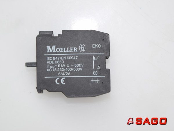 Baumann Elektryczne sterowanie i komponenty - Typ: 241566 Kontaktblock Moeller A600 Q300 ABOVE 300V 10A 600V AC I 1A 250V DC