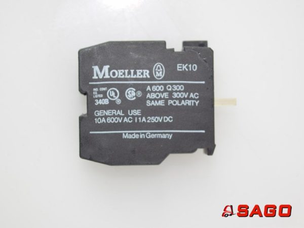 Baumann Elektryczne sterowanie i komponenty - Typ: 241565 Kontaktblock Moeller A600 Q300 Above 300V AC 10A 600V AC I 1A 250V DC