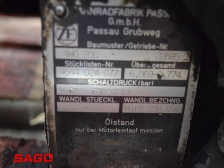ZF  - Typ: 4WG200 22685 4644 024 077 4644024077 6.069-0.774 16+2 630.0218 4168 034 016 4168034016