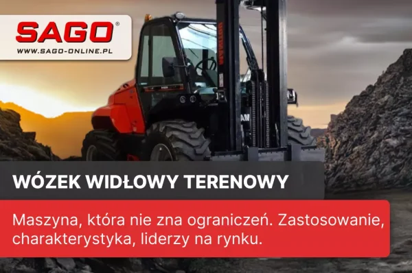 Wózek widłowy terenowy - artykuł, okładka