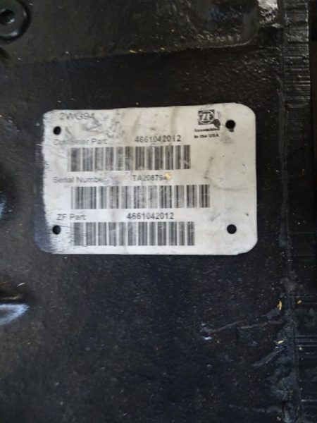 ZF Przekładnie i skrzynie biegów - Typ: 2WG94 4661042012 TA208794