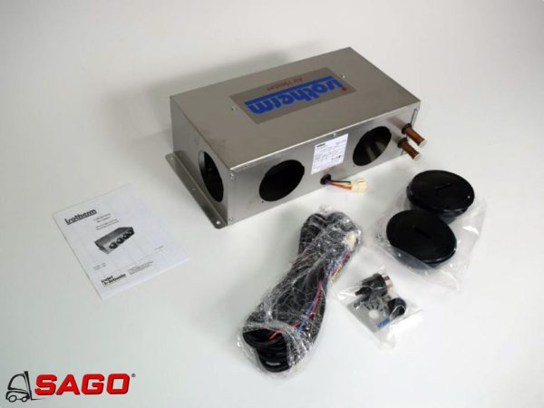 LANCER BOSS WÄRMETAUSCHER ISOTHERM AIR HEATER 24V 6D02B1DH0000 INKL. ANSCHLUSSFLANSCHE JU92401045 INDEL WEBASTO