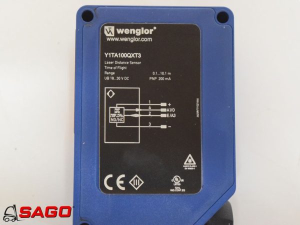 Elektryka - Typ: Laser Distance Sensor WENGLOR Y1TA 100QXT3