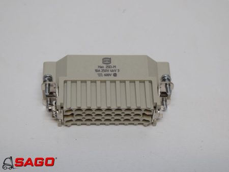 Elektryka - Typ: Stifteinsatz Harting HAN25D-M 10A 250V 4KV3  600V. 87D765R06