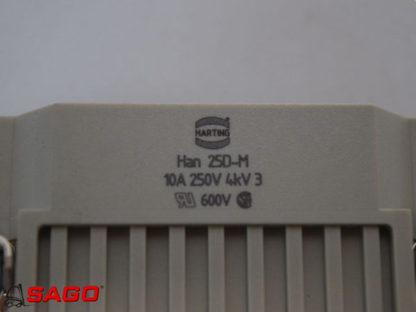 Elektryka - Typ: Stifteinsatz Harting HAN25D-M 10A 250V 4KV3 600V. 87D765R06
