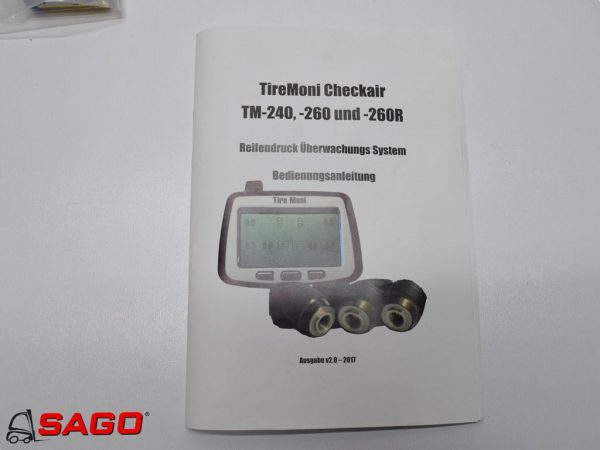 Elektryka - Typ: Tire Moni Checkar TM-240001307568-62. Intelligente Reifendrucküberwachung 7640136180158. TM-240-260 und 260R. JU92006642