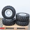 koła i felgi - Typ: 27X10X12 MITAS 20P.R FORK LIFT PNEUMATISCH REIFEN MIT FELGE PAKET/SATZ 4 STÜCKE RIM 8