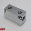 Hydraulika - Typ: Verteilerblock JDQS 60-80 galvanisch verzinkt