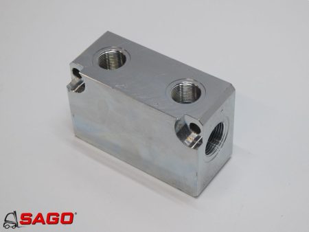Hydraulika - Typ: Verteilerblock JDQS 60-80 galvanisch verzinkt