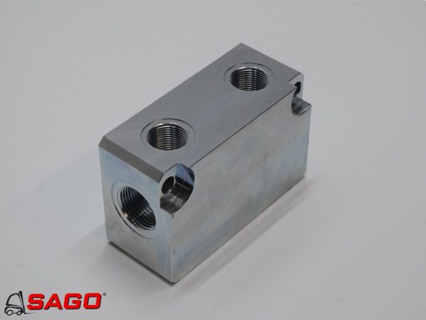 Hydraulika - Typ: Verteilerblock JDQS 60-80 galvanisch verzinkt