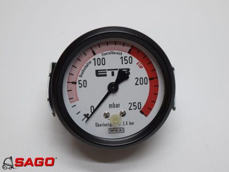 Elektryka - Typ: ETB WIKA Manometer 0-250 bar