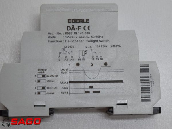 12-240V AC/DC. 50/60Hz 16A 4000VA. JU92006367
