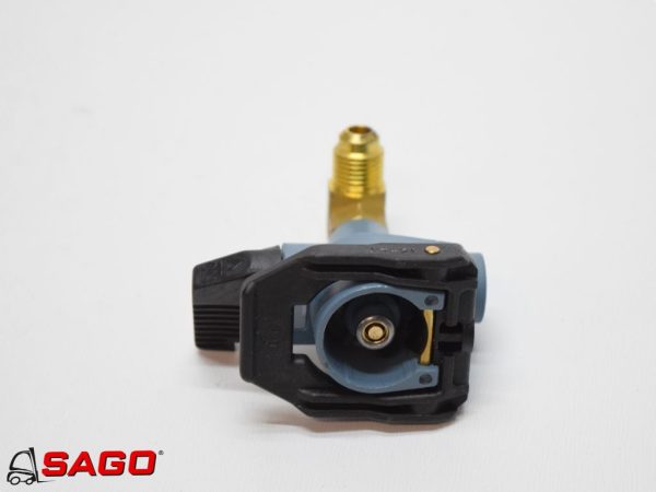 Hydraulika - Typ: Schnellwechselkupplung Gasflasche SRG640 rundpol 1/2/90 grad