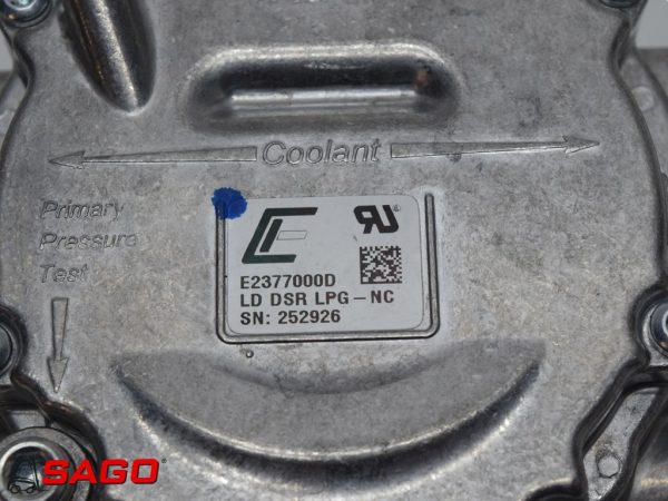 układy chłodzenia i wydechowe - Typ: Verdampfer E2377000D