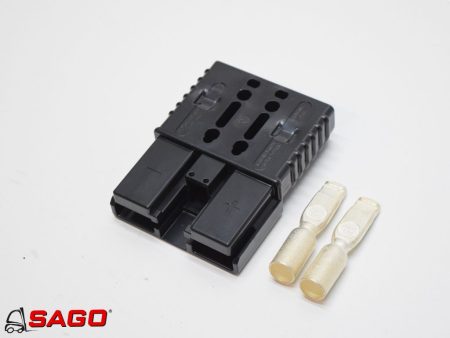 Elektryka - Typ: Batteriestecker REMA black flansch 160A